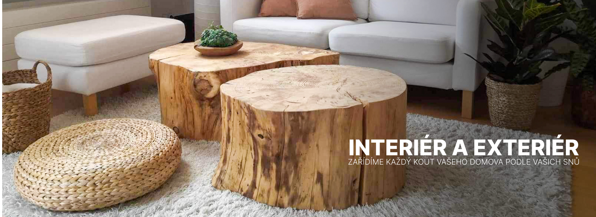 Kompletní vybavení interiéru a exteriéru